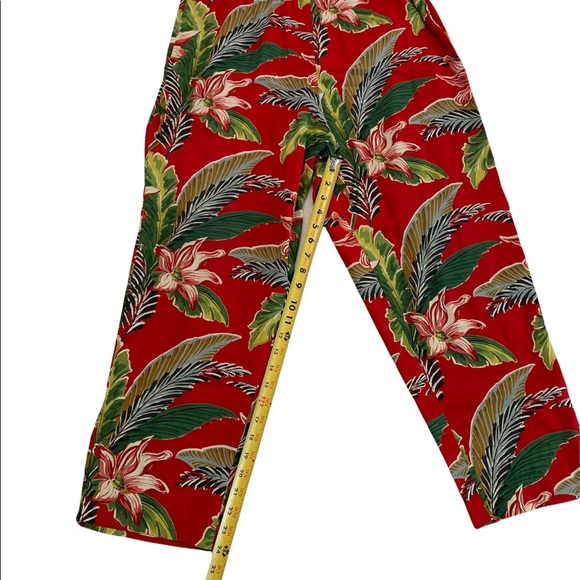 ILYSEHART LTD Women’s Tropical Print Pants Size 12 - Picture 5 of 14